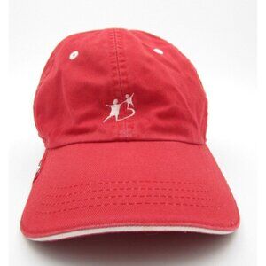 Capital Cadillac Embroidered Adjustable Red Hat (A)